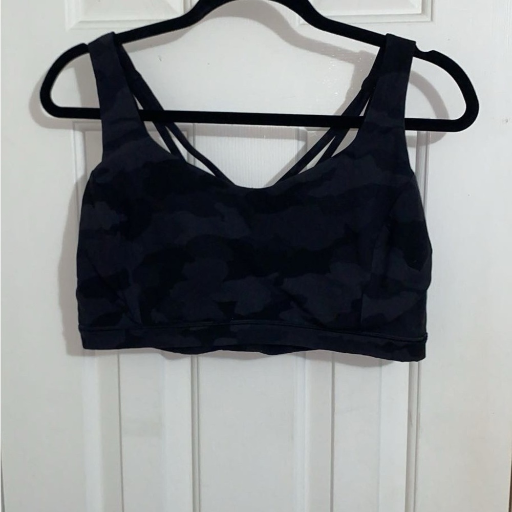 Camo Multi Lululemon Free To Be Serene Sports Bra